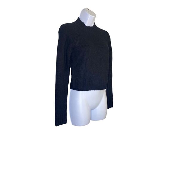 Vince Womens Shrunken Pullover Cashmere Sweater in Black Size XS - Picture 3 of 9